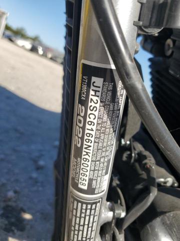 2022 HONDA VT1300 CXA JH2SC6166NK600658