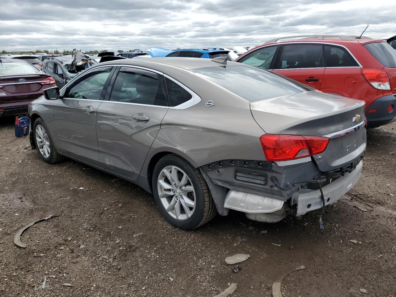 CHEVROLET IMPALA LT 2017 tan  gas 1G1105S33HU155132 photo #3