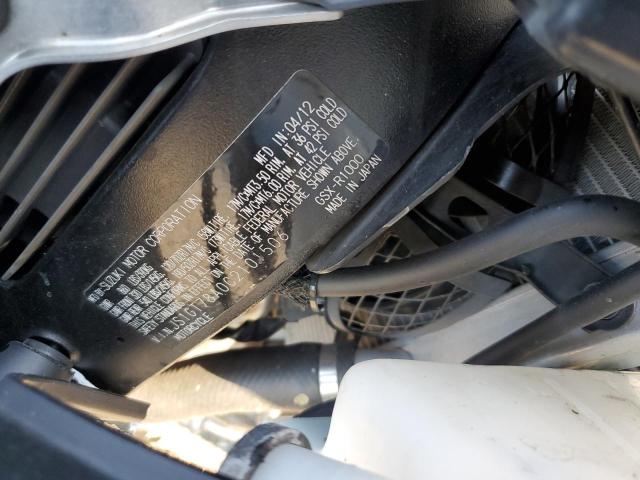 2012 SUZUKI GSX-R1000 - JS1GT78A0C2101506
