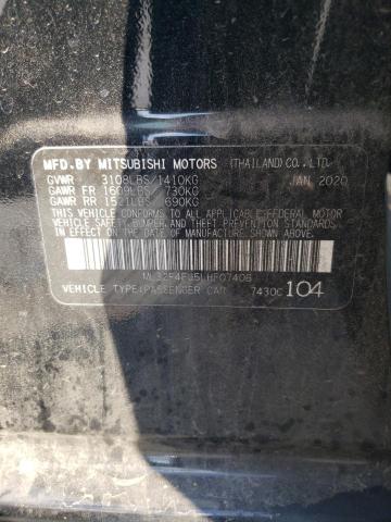 2020 MITSUBISHI MIRAGE G4 - ML32F4FJ5LHF07406