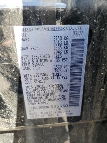 2022 INFINITI QX60 SENSO - 5N1DL1GSXNC335550