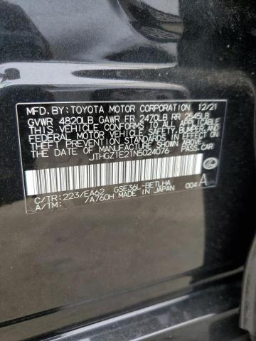 2022 LEXUS IS 350 F S - JTHGZ1E21N5024076