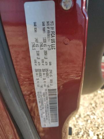 2019 DODGE GRAND CARA - 2C4RDGEG7KR646512
