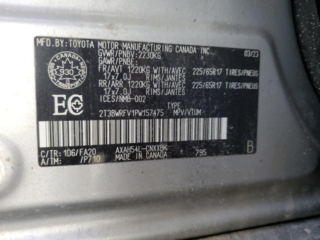 2023 TOYOTA RAV4 LE - 2T3BWRFV1PW157475