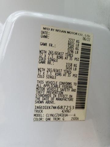 2022 NISSAN FRONTIER S - 1N6ED1EK7NN687253