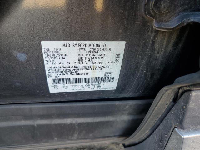 2020 FORD EXPLORER P - 1FM5K8HC4LGB21585