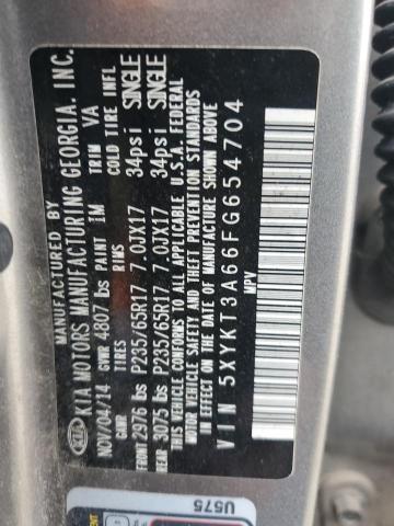 2015 KIA SORENTO LX - 5XYKT3A66FG654704