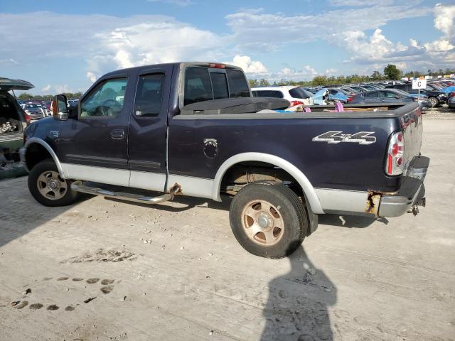 FORD F150 2001 blue 4dr ext gas 1FTRX18W61NB88870 photo #3