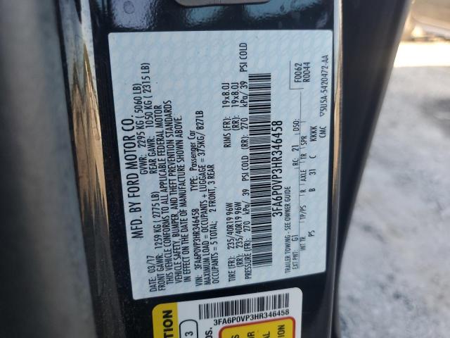 2017 FORD FUSION SPO 3FA6P0VP3HR346458