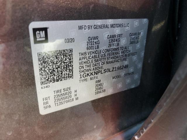 2020 GMC ACADIA DEN - 1GKKNPLS0LZ196249