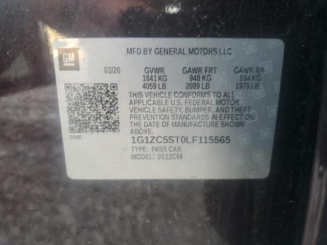 2020 CHEVROLET MALIBU LS - 1G1ZC5ST0LF115565