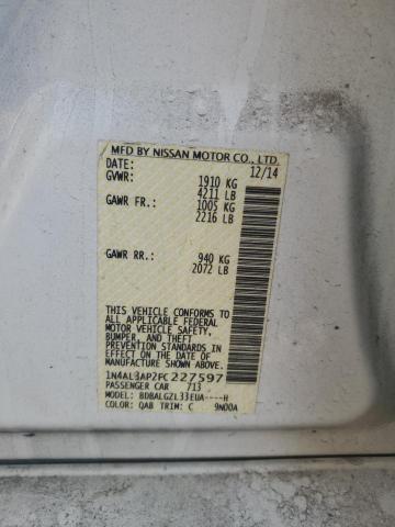 2015 NISSAN ALTIMA 2.5 - 1N4AL3AP2FC227597