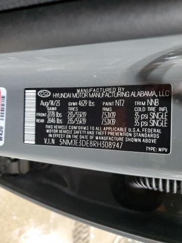2024 HYUNDAI TUCSON LIM - 5NMJE3DE8RH308947