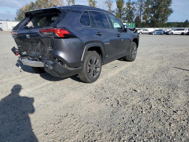 TOYOTA RAV4 XLE P 2022 gray  hybrid engine 4T3B6RFV6NU072841 photo #4