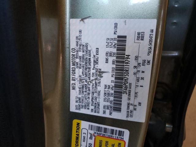 VIN 3FA6P0H75DR119794 2013 Ford Fusion, SE no.12