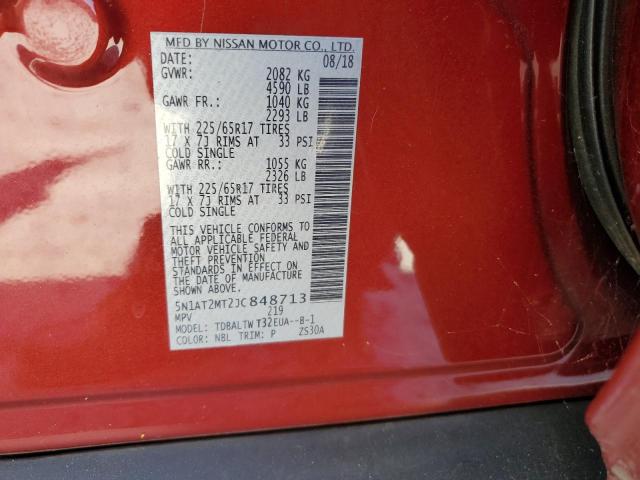 2018 NISSAN ROGUE S - 5N1AT2MT2JC848713
