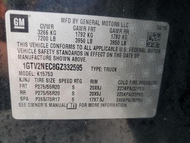 2016 GMC SIERRA K15 - 1GTV2NEC8GZ332595