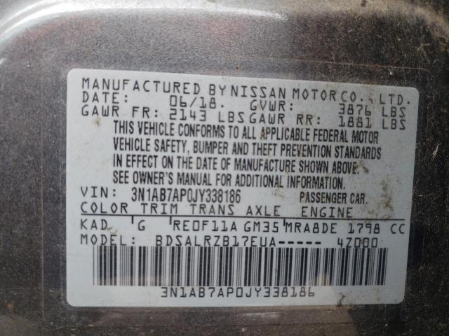 2018 NISSAN SENTRA S - 3N1AB7AP0JY338186