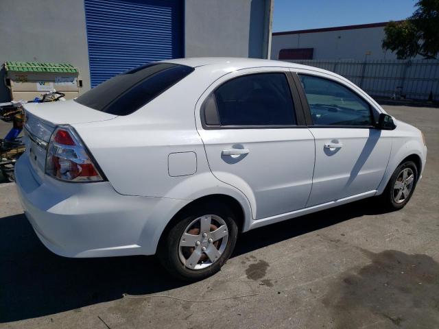 CHEVROLET AVEO LS 2011 white  gas KL1TD5DE0BB159832 photo #4