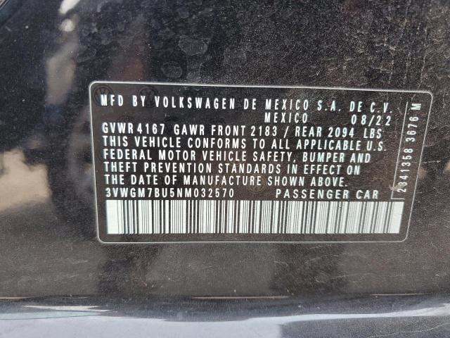 2022 VOLKSWAGEN JETTA SEL - 3VWGM7BU5NM032570