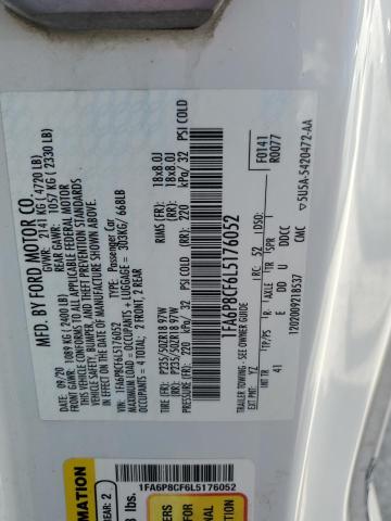 2020 FORD MUSTANG GT - 1FA6P8CF6L5176052