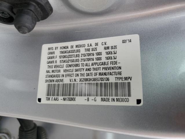 VIN 3CZRM3H38EG705136 2014 Honda CR-V, LX no.14