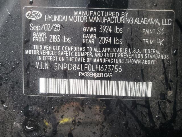 2020 HYUNDAI ELANTRA SE - 5NPD84LF0LH623756