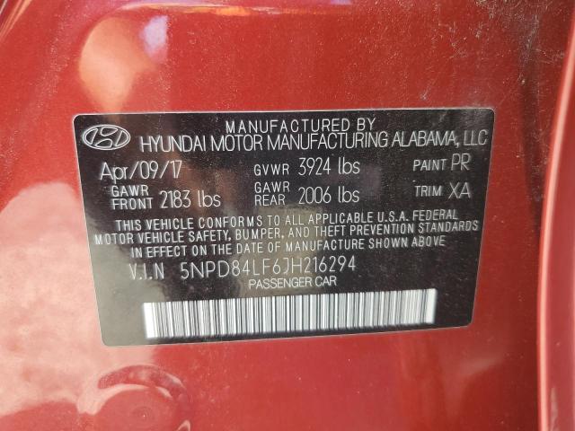 2018 HYUNDAI ELANTRA SE - 5NPD84LF6JH216294