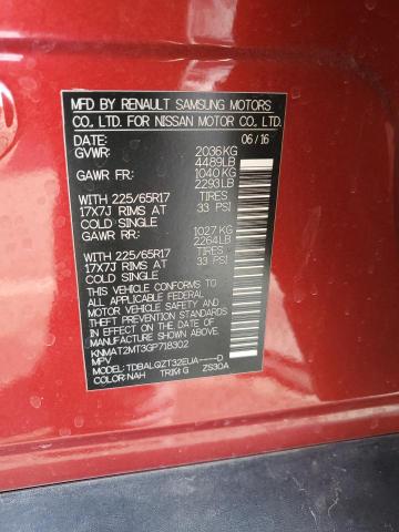 2016 NISSAN ROGUE S - KNMAT2MT3GP718302