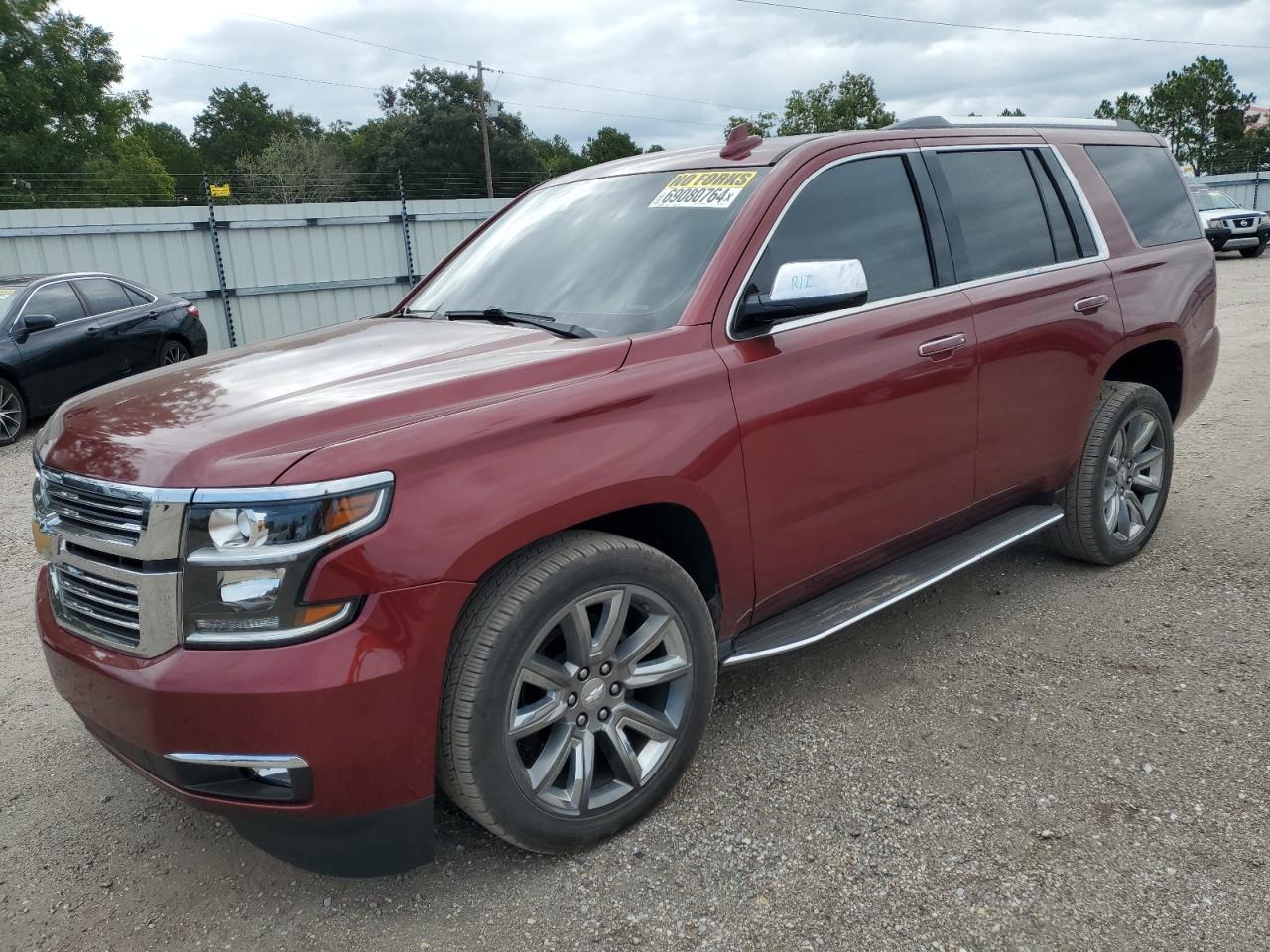 CHEVROLET TAHOE C150 2018 red  gas 1GNSCCKC7JR298754 photo #1