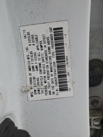 2015 HONDA ACCORD EX - 1HGCR2F7XFA213089