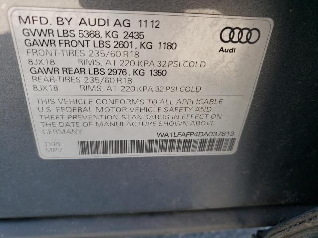 VIN WA1LFAFP4DA037813 2013 Audi Q5, Premium Plus no.14