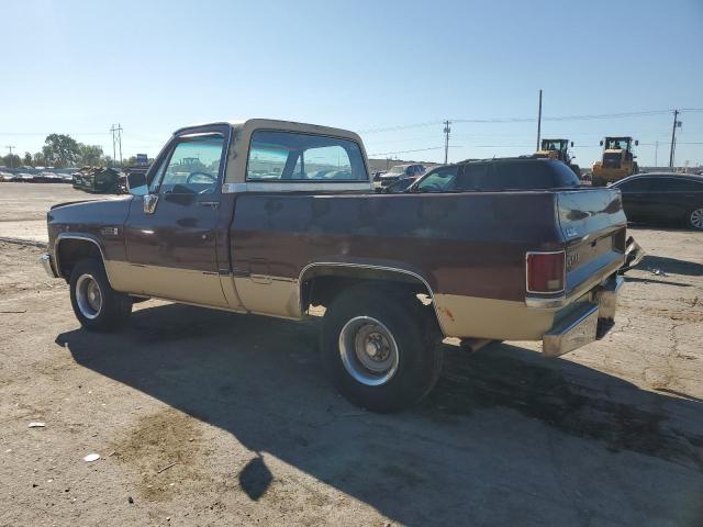 GMC C1500 1982 brown pickup gas 1GTDC14D7CF714351 photo #3