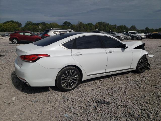 GENESIS G80 BASE 2017 white  gas KMHGN4JE8HU172472 photo #4