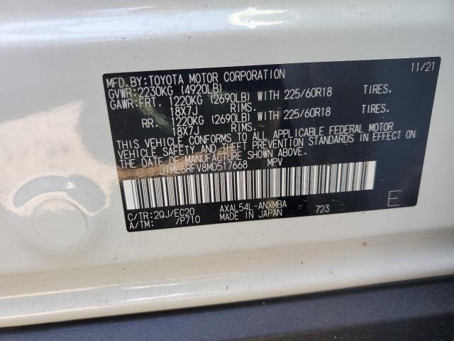 2021 TOYOTA RAV4 XSE - JTME6RFV8MD517668