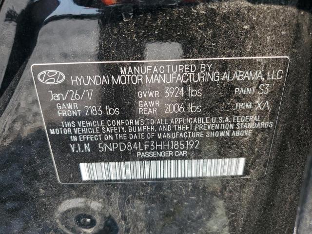 2017 HYUNDAI ELANTRA SE - 5NPD84LF3HH185192