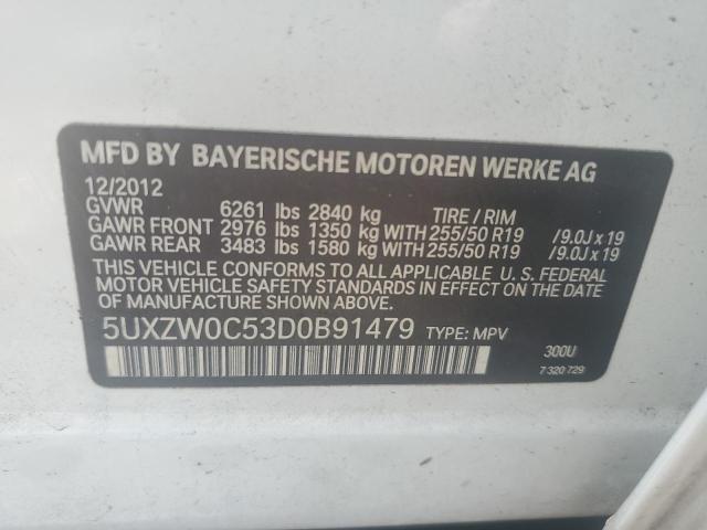 VIN 5UXZW0C53D0B91479 2013 BMW X5, Xdrive35D no.14