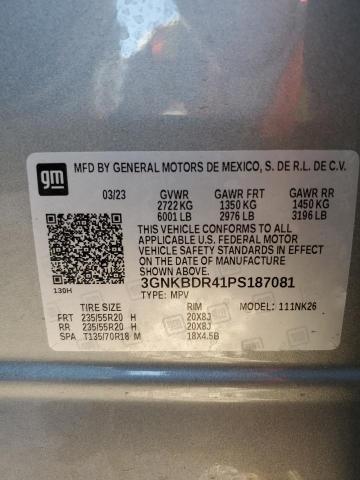 2023 CHEVROLET BLAZER 3LT - 3GNKBDR41PS187081