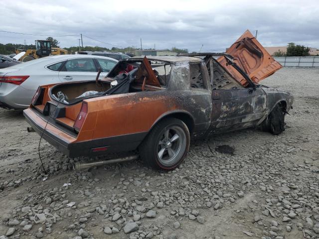 CHEVROLET MONTE CARL 1985 orange coupe gas 1G1GZ37G6FR114333 photo #4