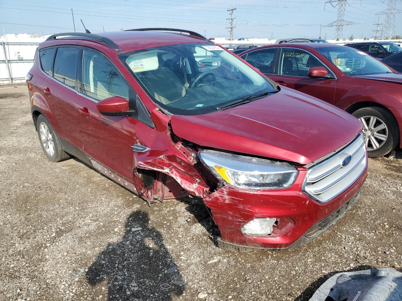 Lot #3009109457 2018 FORD ESCAPE SE