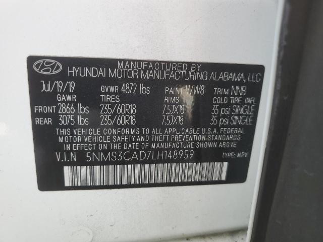 2020 HYUNDAI SANTA FE S - 5NMS3CAD7LH148959