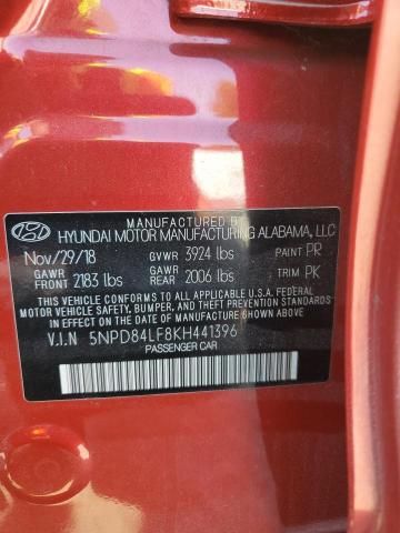 2019 HYUNDAI ELANTRA SE - 5NPD84LF8KH441396