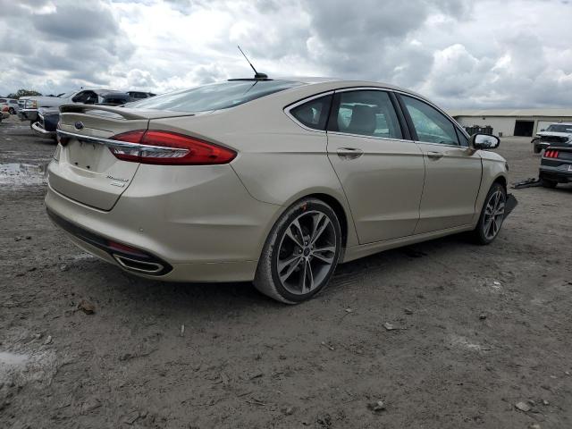 FORD FUSION TIT 2017 beige  gas 3FA6P0K95HR137132 photo #4