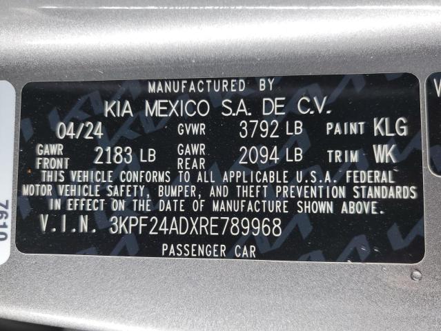 2024 KIA FORTE LX - 3KPF24ADXRE789968