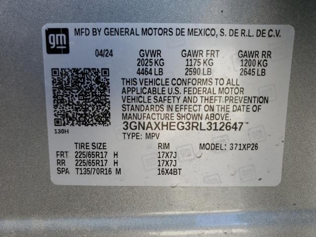 2024 CHEVROLET EQUINOX LS - 3GNAXHEG3RL312647