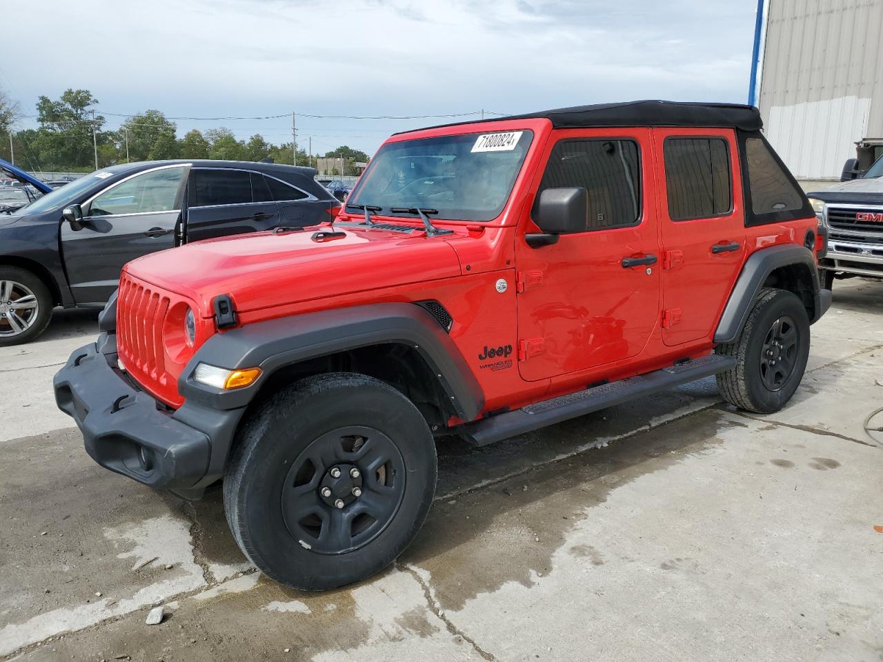 Lot #2928646778 2021 JEEP WRANGLER U