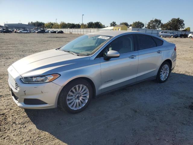 FORD FUSION S H 2014 silver sedan 4d hybrid engine 3FA6P0UU5ER131151 photo #1