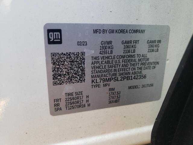 2023 CHEVROLET TRAILBLAZE - KL79MPSL2PB142356
