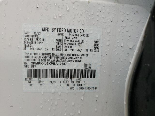 2023 FORD EDGE SEL - 2FMPK4J9XPBA19687