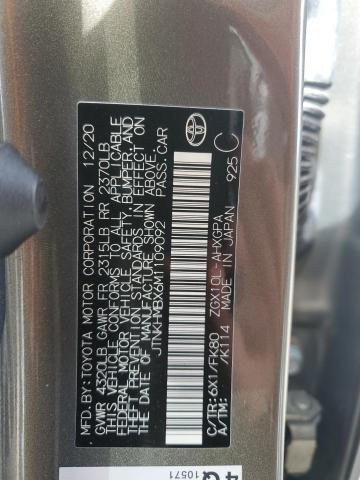 2021 TOYOTA C-HR XLE - JTNKHMBX6M1109092